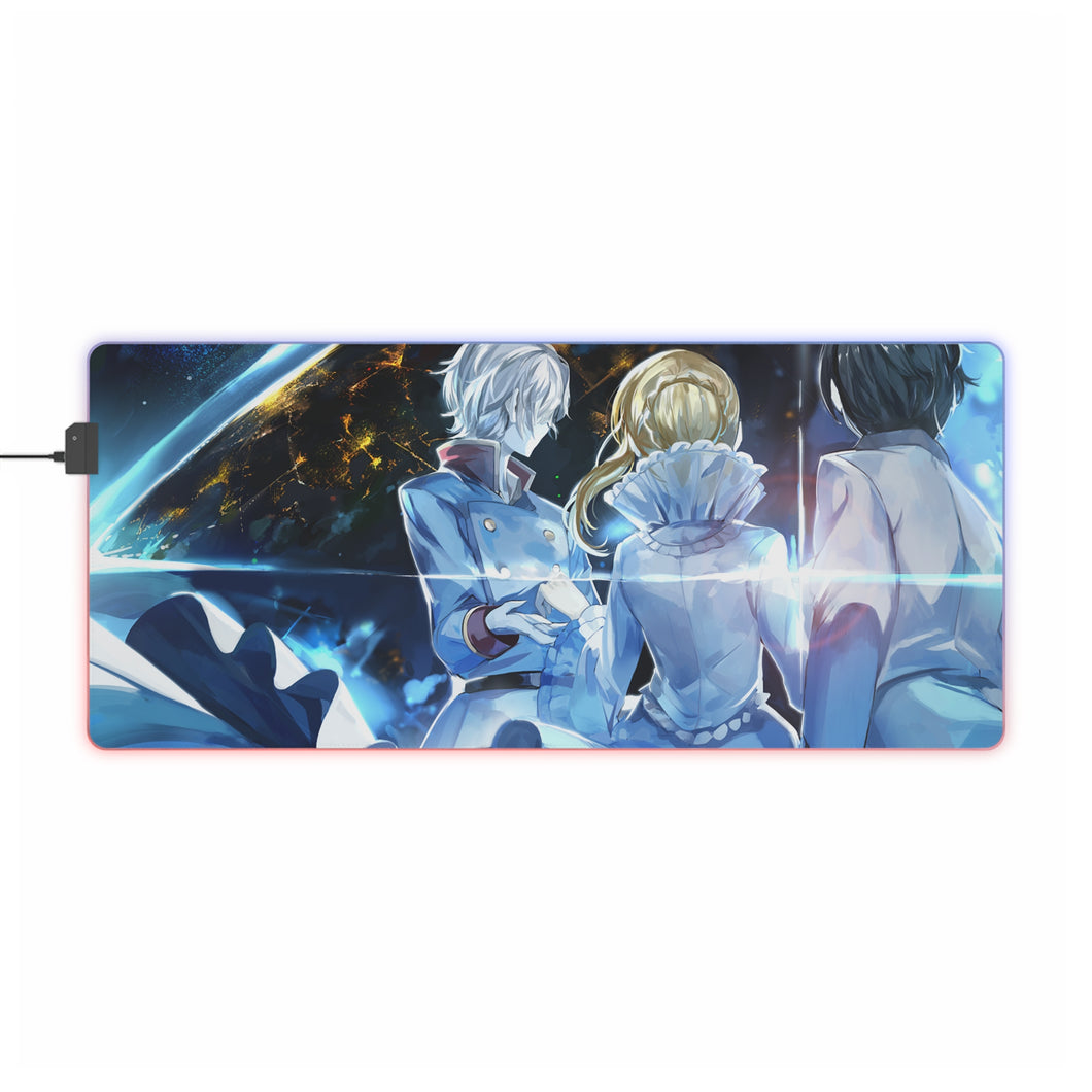 Tapis de souris LED RVB Aldnoah.Zero (tapis de bureau)