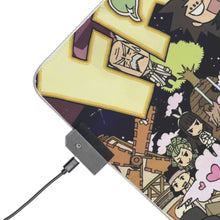 Charger l&#39;image dans la galerie, Tapis de souris LED RGB Fairy Tail Natsu Dragneel, Erza Scarlet, Gray Fullbuster, Lucy Heartfilia, Happy (tapis de bureau)
