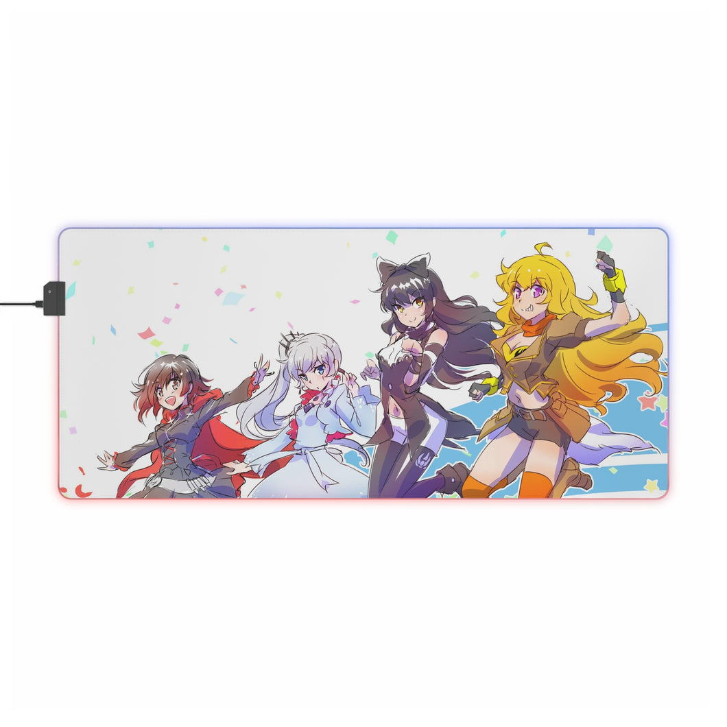 Tapis de souris LED RGB Anime RWBY (tapis de bureau)