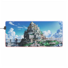 Load image into Gallery viewer, Blue Exorcist RGB LED Mouse Pad (Desk Mat)
