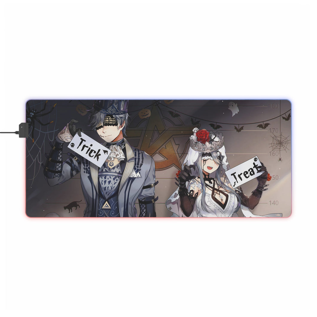 Anime Halloween RGB LED Mouse Pad (Desk Mat)