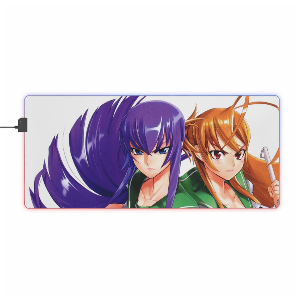 Highschool Of The Dead RGB LED Mouse Pad (Desk Mat)