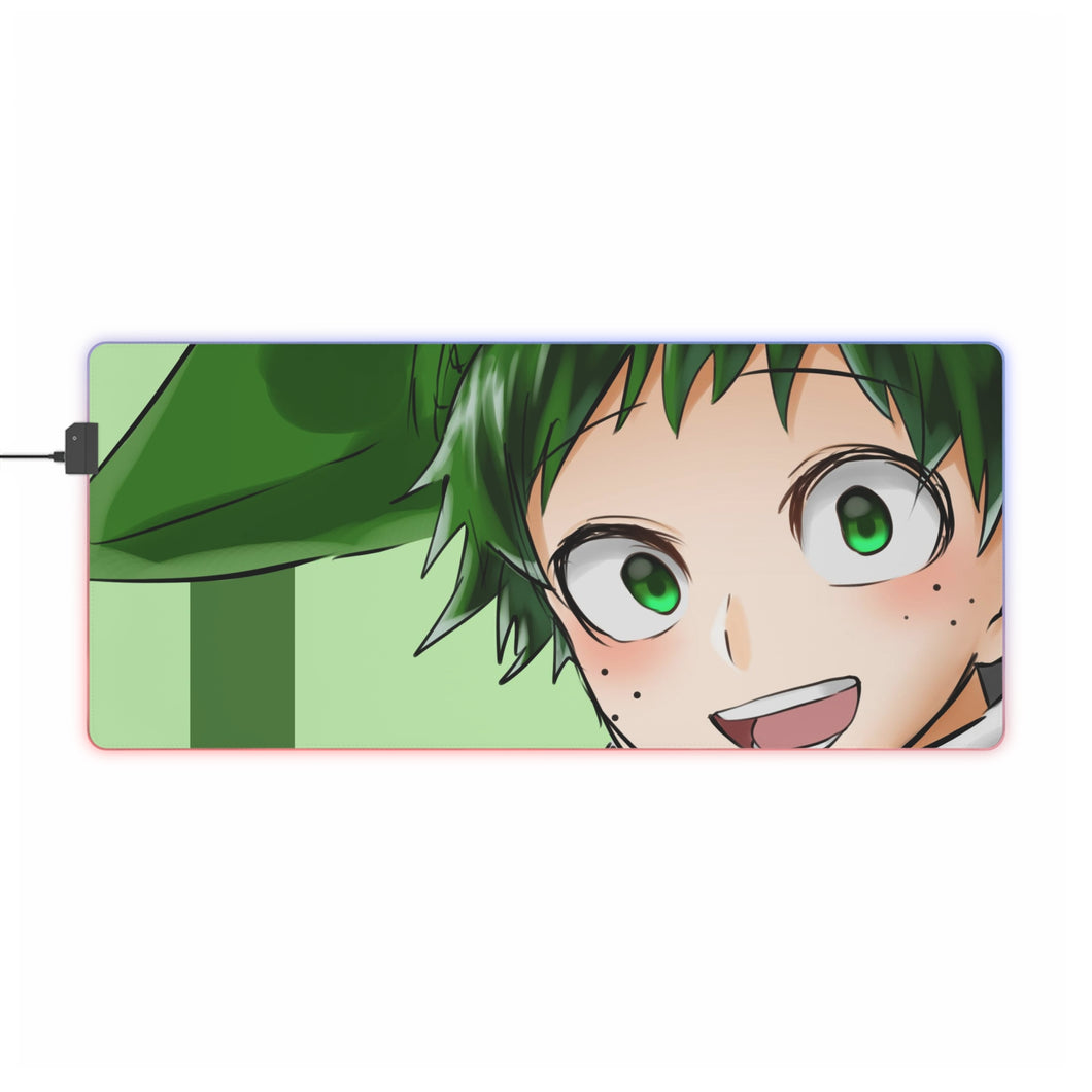 My Hero Academia Izuku Midoriya RGB LED Mouse Pad (Desk Mat)