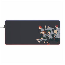 Cargar imagen en el visor de la galería, My Hero Academia Izuku Midoriya, Katsuki Bakugou, Tenya Iida, Tsuyu Asui RGB LED Mouse Pad (Desk Mat)
