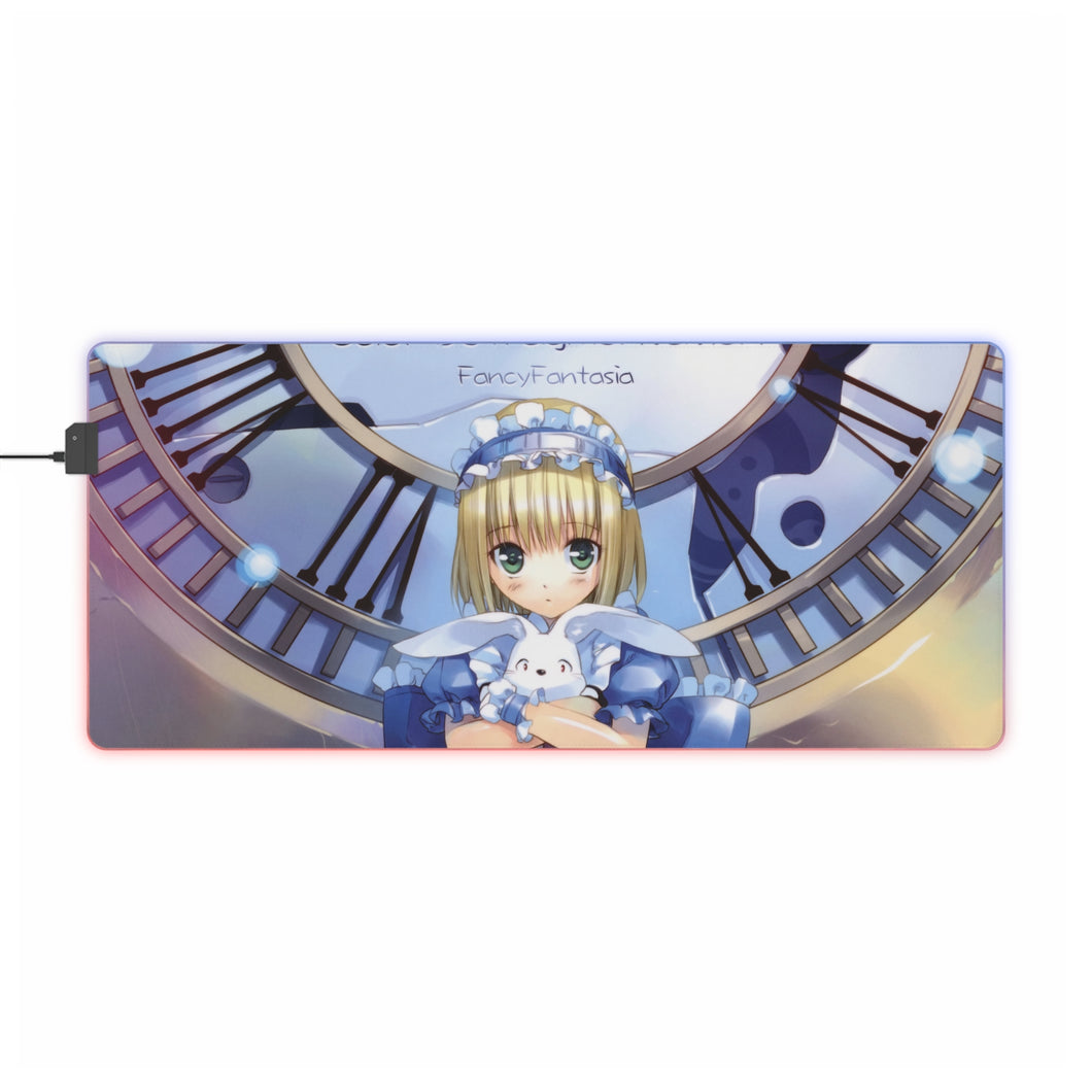 Anime Alice In Wonderland RGB LED Mouse Pad (Desk Mat)