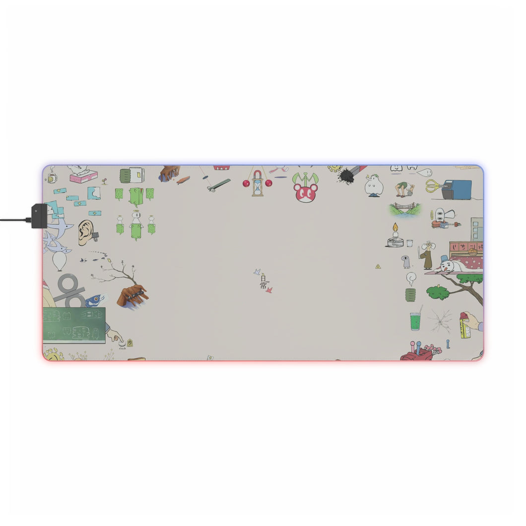 Tapis de souris LED RVB Nichijō (tapis de bureau)