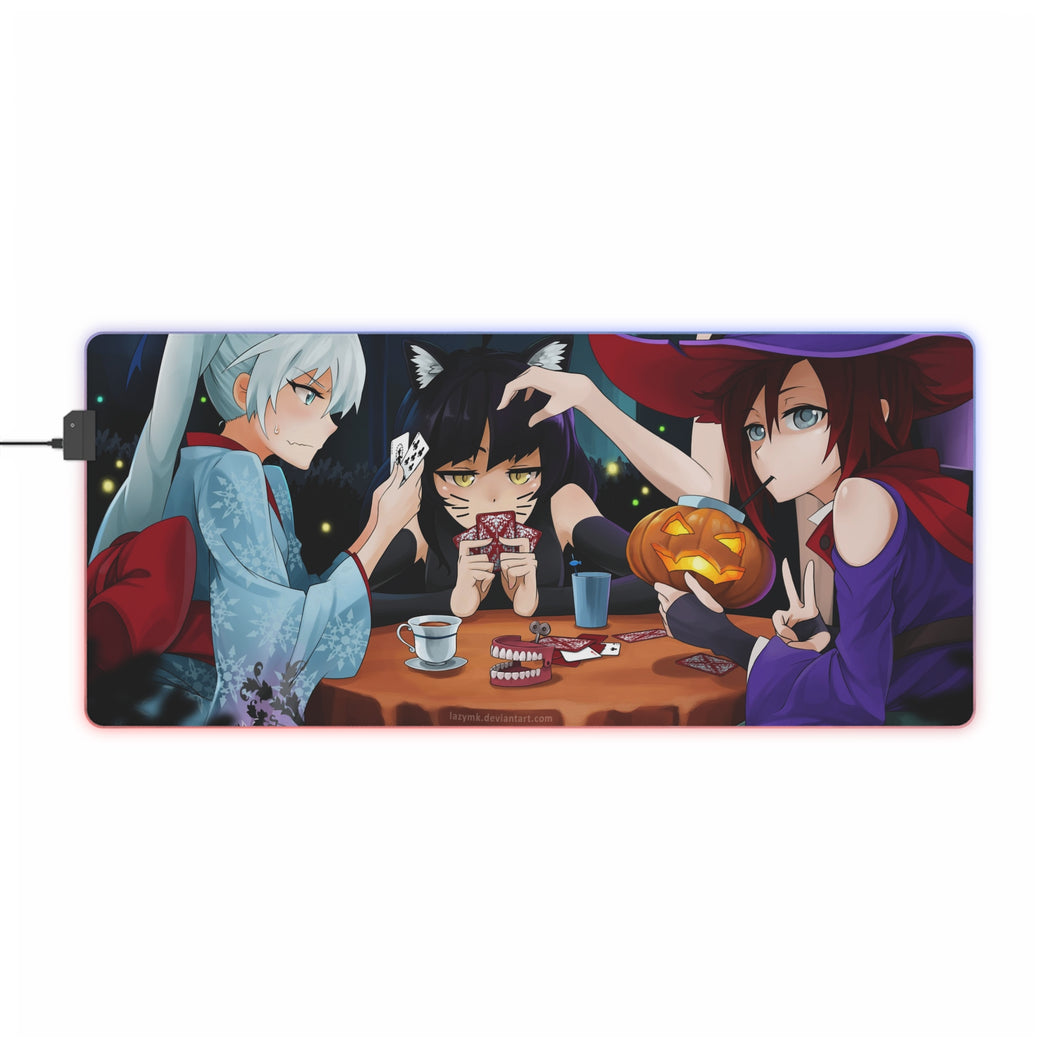 Tapis de souris LED RGB Anime RWBY (tapis de bureau)