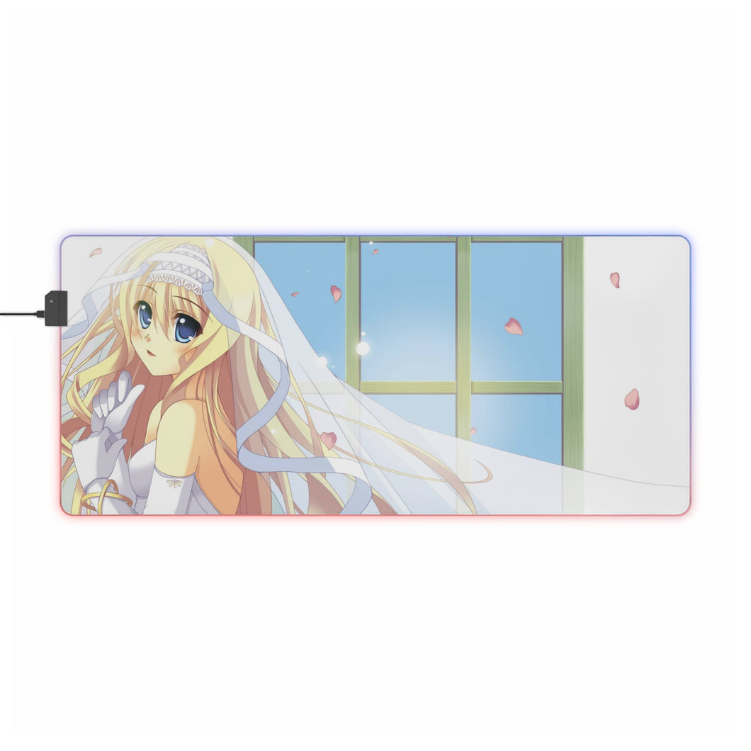 Tapis de souris LED RGB Infinite Stratos (tapis de bureau)