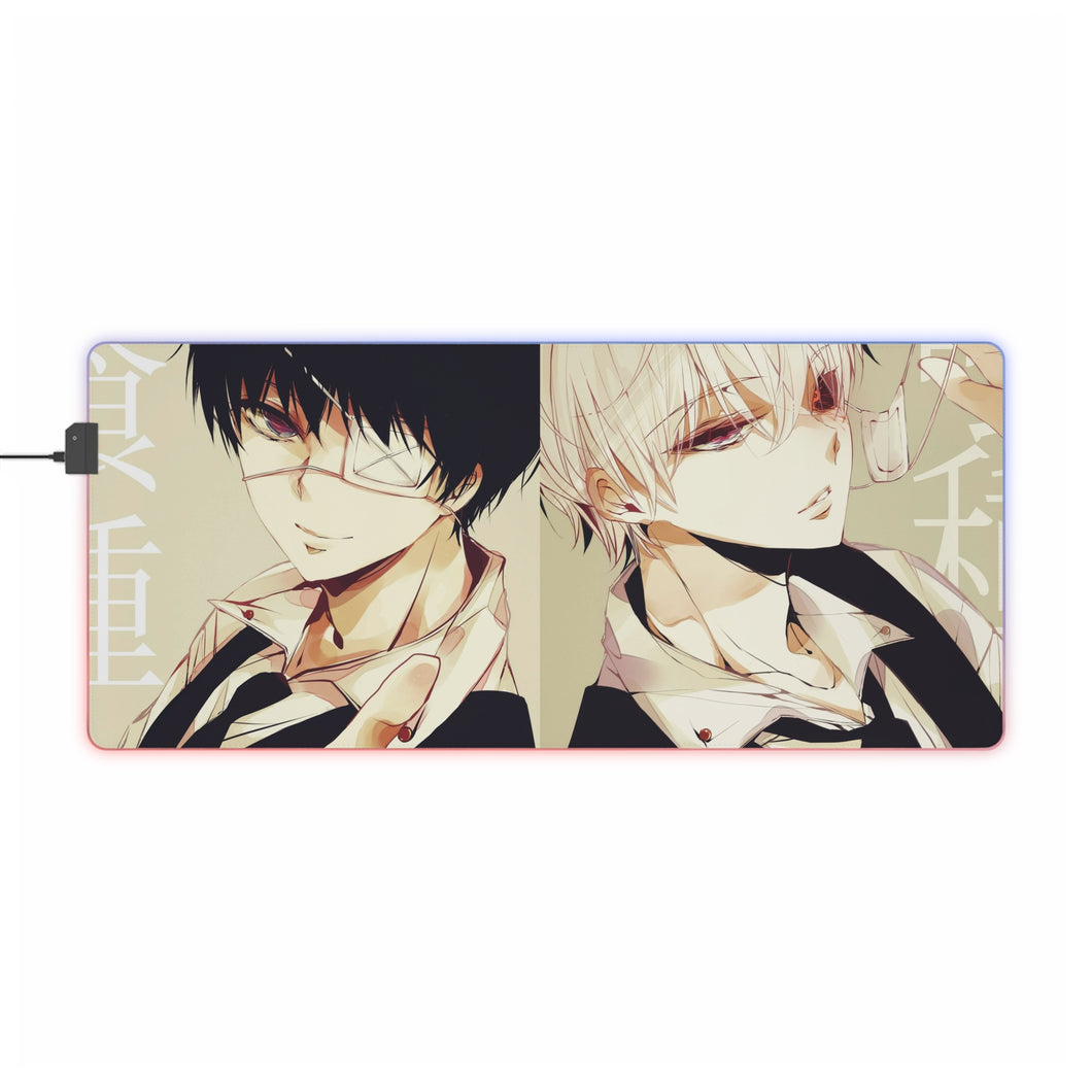 Kaneki Ken ( Tokyo Ghoul) RGB LED Mouse Pad (Desk Mat)