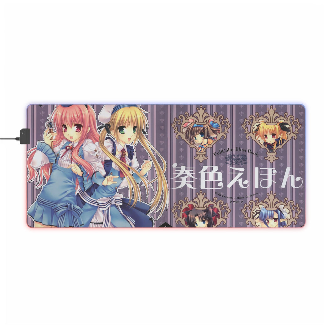 Tapis de souris LED RVB Hayate the Combat Butler (tapis de bureau)