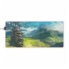 Load image into Gallery viewer, Howl&#39;s Moving Castle RGB LED Mouse Pad (Desk Mat)
