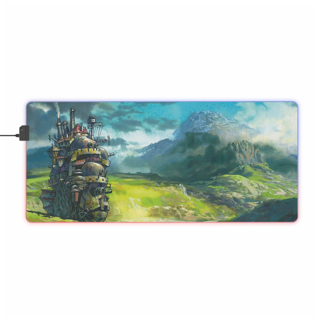 Howl's Moving Castle RGB LED Mouse Pad (Desk Mat)