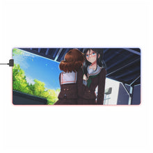 Load image into Gallery viewer, Sound! Euphonium Kumiko Oumae, Asuka Tanaka RGB LED Mouse Pad (Desk Mat)
