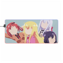 Cargar imagen en el visor de la galería, Gabriel DropOut Satanichia Kurumizawa Mcdowell, Gabriel Tenma White, Vignette Tsukinose April, Raphiel Shiraha Ainsworth RGB LED Mouse Pad (Desk Mat)
