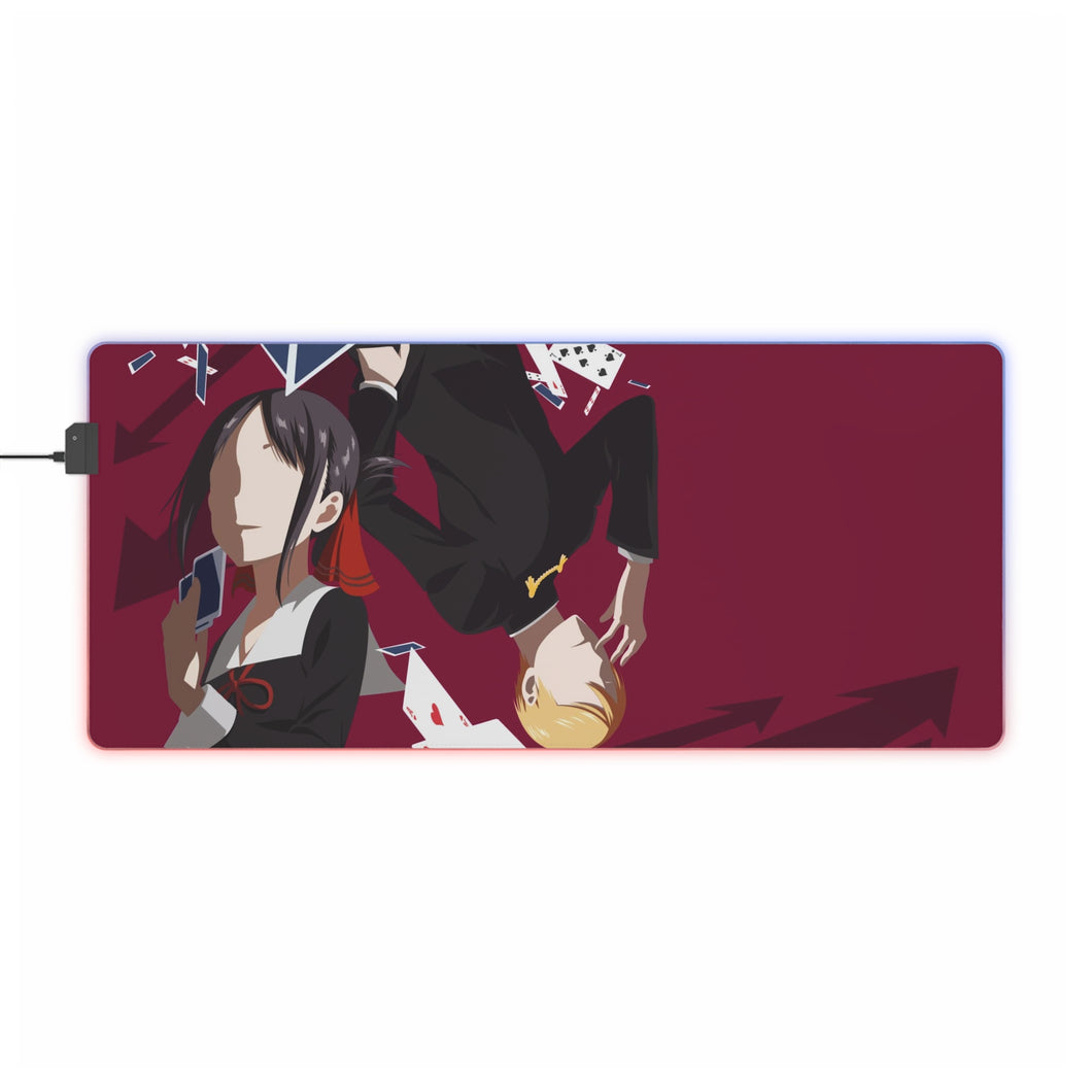 Kaguya-sama: Love is War Kaguya Shinomiya, Miyuki Shirogane RGB LED Mouse Pad (Desk Mat)