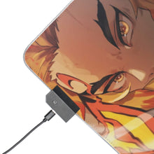 Charger l&#39;image dans la galerie, Tapis de souris LED RGB Kyojuro Rengoku (tapis de bureau)
