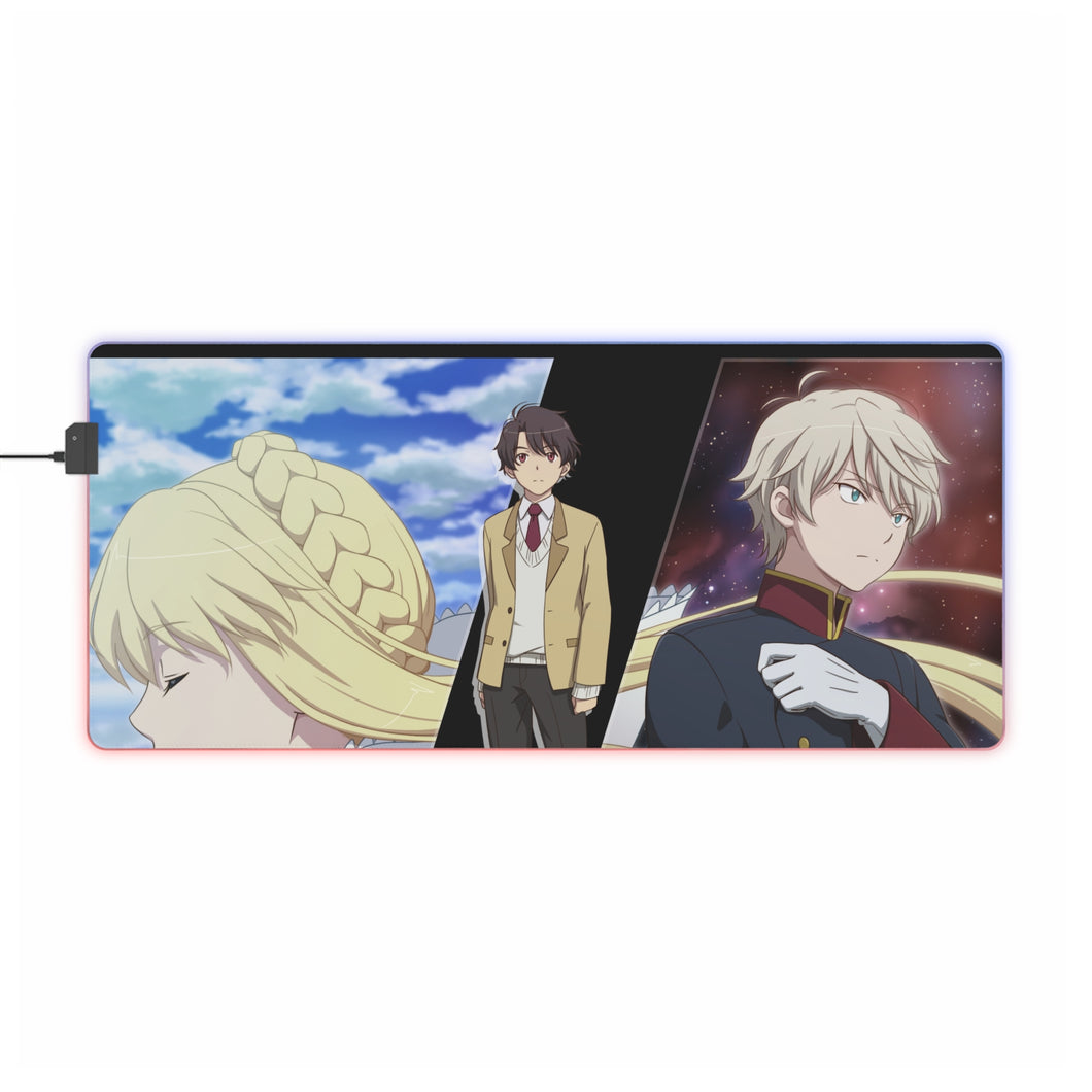 Tapis de souris LED RVB Aldnoah.Zero (tapis de bureau)