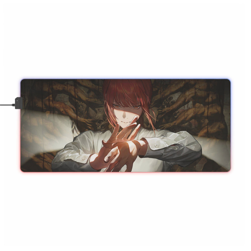 Anime Chainsaw Man RGB LED Mouse Pad (Desk Mat)