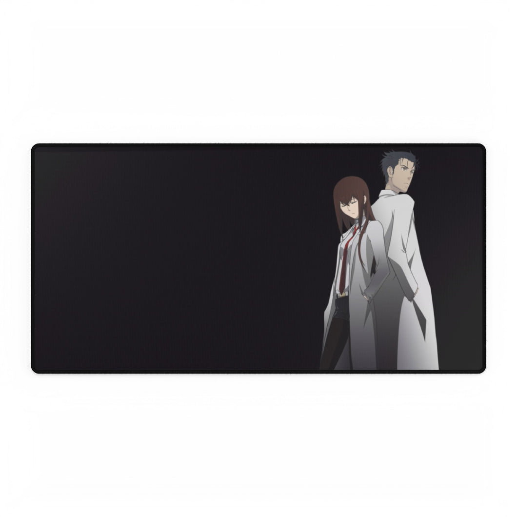 Tapis de souris Makise Kurisu et Rintarou Kyouma (tapis de bureau)