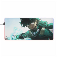 Charger l&#39;image dans la galerie, Tapis de souris LED RVB My Hero Academia Izuku Midoriya (tapis de bureau)
