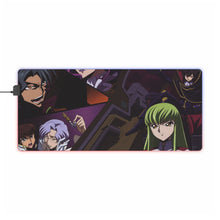 Cargar imagen en el visor de la galería, Code Geass Lelouch Lamperouge, Suzaku Kururugi, Jeremiah Gottwald, Lloyd Asplund, Cornelia Li Britannia RGB LED Mouse Pad (Desk Mat)
