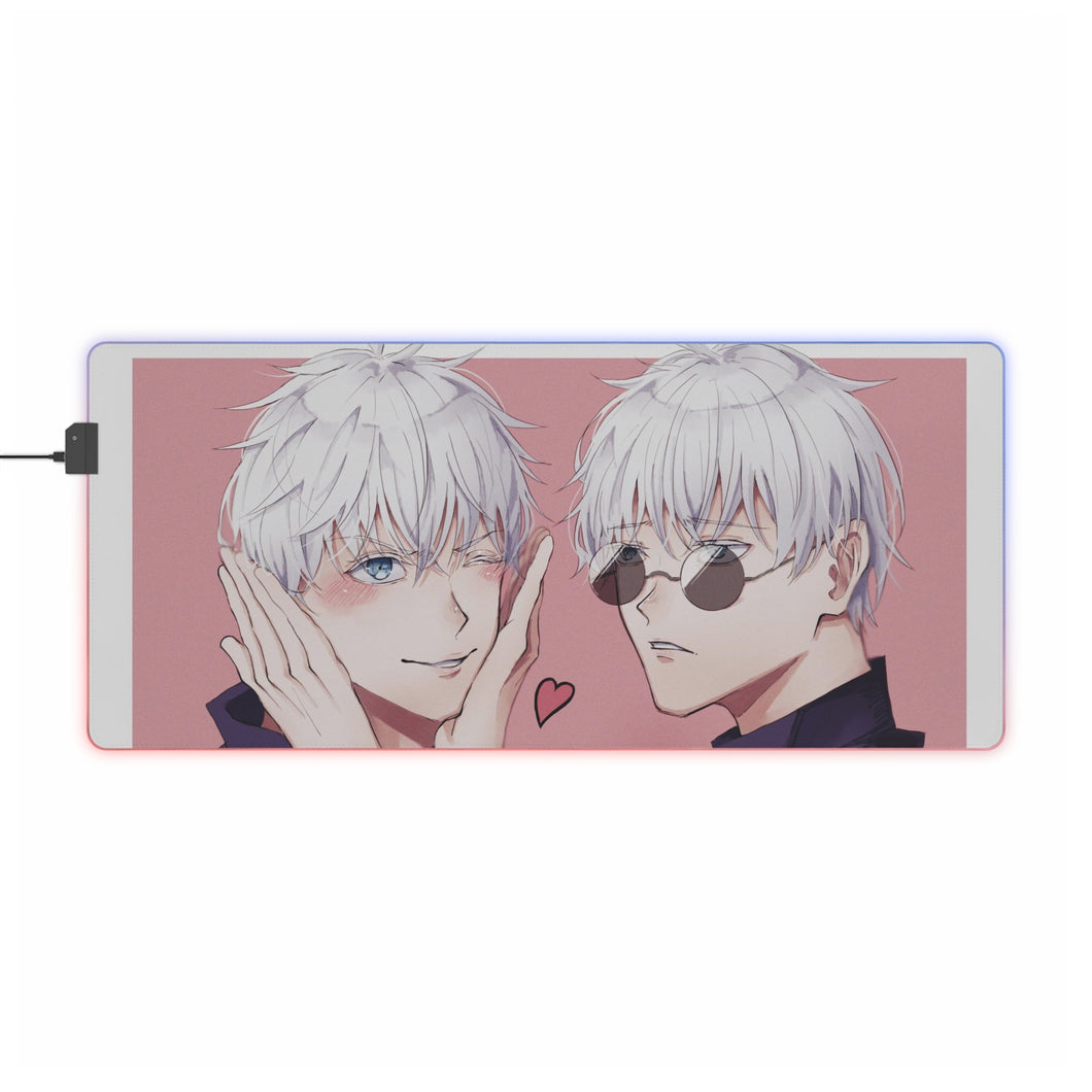 Tapis de souris LED RVB Jujutsu Kaisen (tapis de bureau)