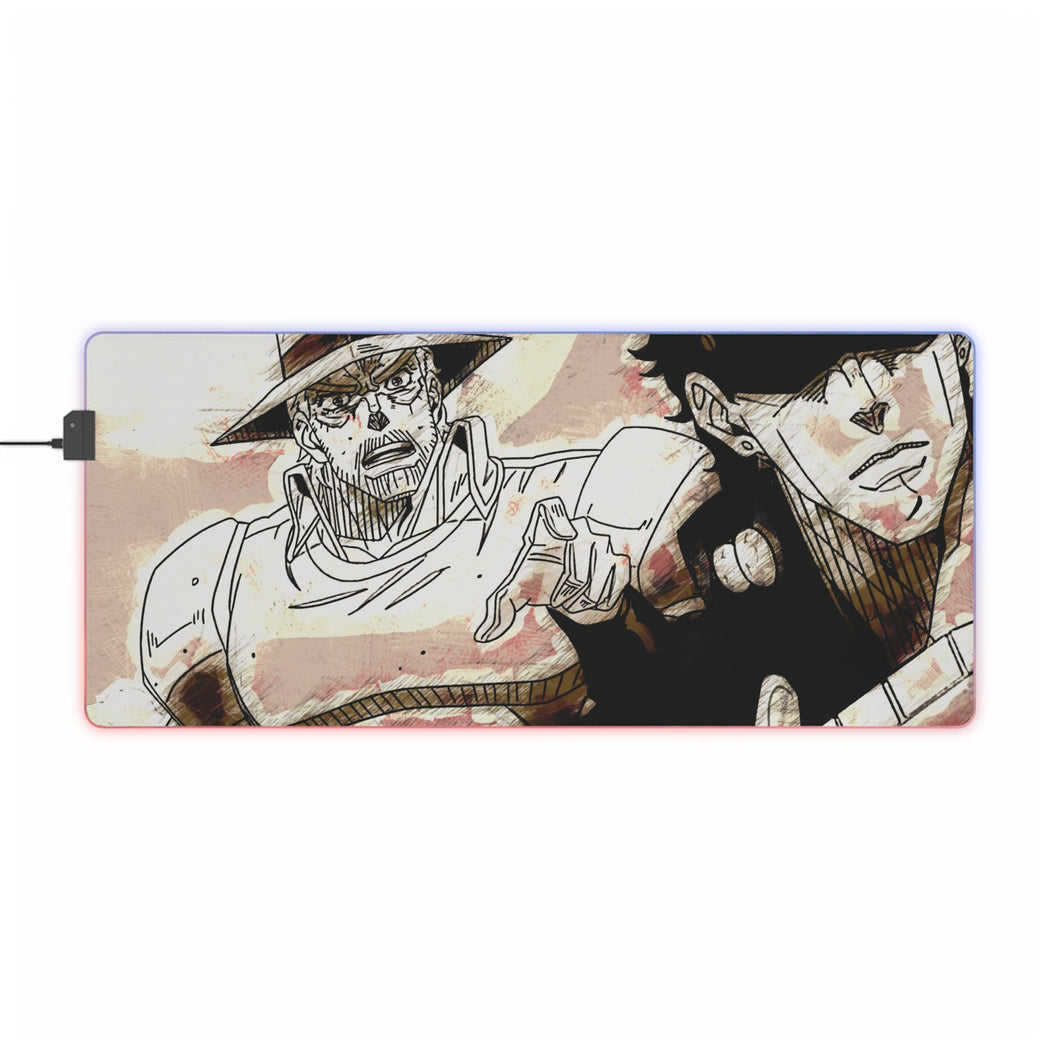 Anime Jojo's Bizarre Adventure RGB LED Mouse Pad (Desk Mat)