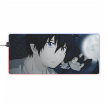 Load image into Gallery viewer, Rin Okumura and Kuro RGB LED Mouse Pad (Desk Mat)
