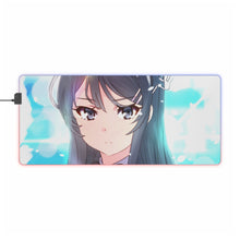 Charger l&#39;image dans la galerie, Tapis de souris LED RGB Rascal Does Not Dream Of Bunny Girl Senpai (tapis de bureau)
