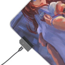 Load image into Gallery viewer, Makise Kurisu RGB LED Mouse Pad (Desk Mat)
