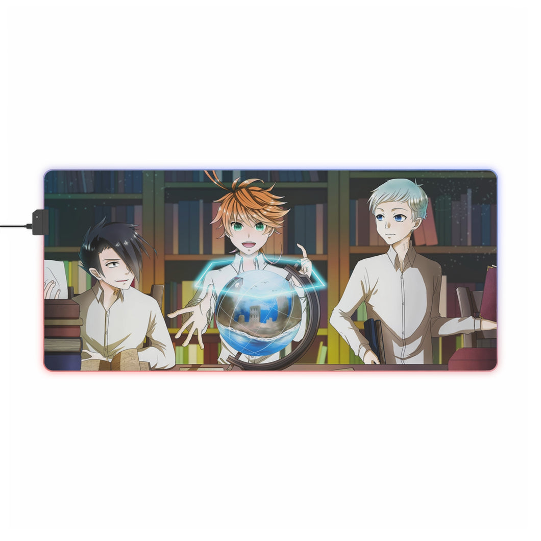 The Promised Neverland Ray, Norman, Emma RGB LED Mouse Pad (Desk Mat)