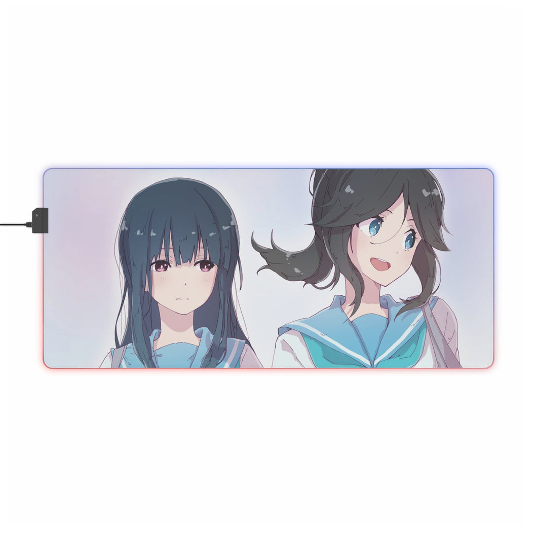 Sound! Euphonium Mizore Yoroizuka, Nozomi Kasaki RGB LED Mouse Pad (Desk Mat)