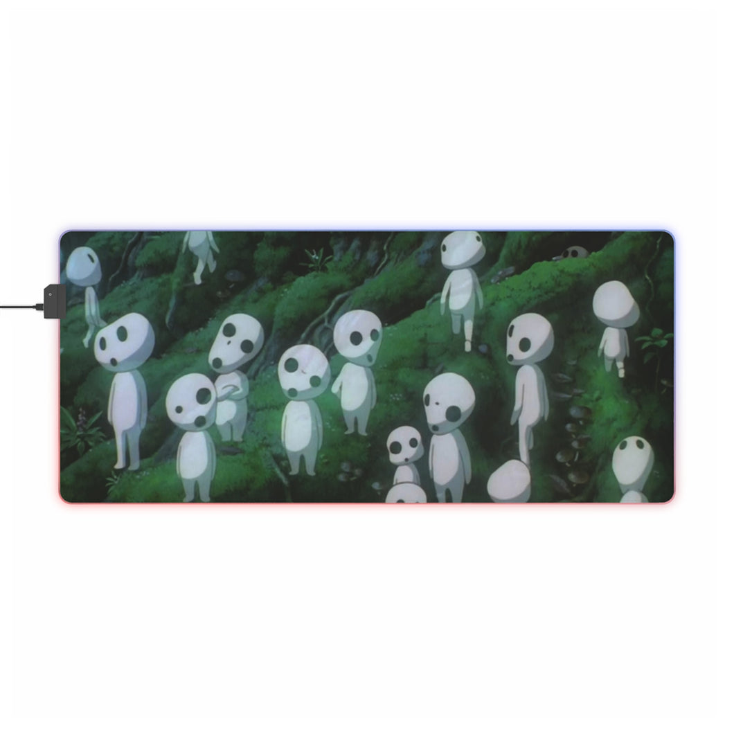 Princess Mononoke RGB LED Mouse Pad (Desk Mat)