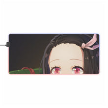 Charger l&#39;image dans la galerie, Demon Slayer : Kimetsu no Yaiba Nezuko Kamado Tapis de souris LED RVB (tapis de bureau)
