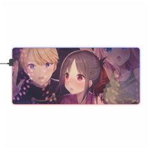 Cargar imagen en el visor de la galería, Kaguya-sama: Love is War Kaguya Shinomiya, Chika Fujiwara, Miyuki Shirogane RGB LED Mouse Pad (Desk Mat)
