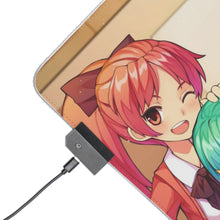 Cargar imagen en el visor de la galería, Puella Magi Madoka Magica Homura Akemi, Madoka Kaname, Sayaka Miki, Mami Tomoe, Kyuubey RGB LED Mouse Pad (alfombra de escritorio)
