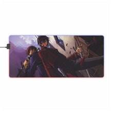 Cargar imagen en el visor de la galería, Code Geass Lelouch Lamperouge, Suzaku Kururugi RGB LED Mouse Pad (Desk Mat)
