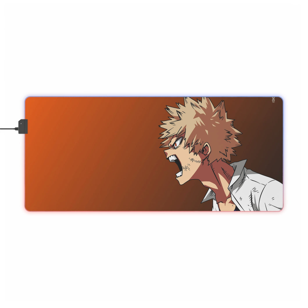 Alfombrilla de ratón (alfombrilla de escritorio) RGB LED My Hero Academia Katsuki Bakugou