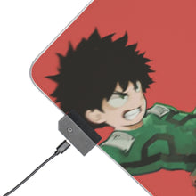 Cargar imagen en el visor de la galería, Alfombrilla de ratón RGB LED (alfombrilla de escritorio) de My Hero Academia Izuku Midoriya y Katsuki Bakugou
