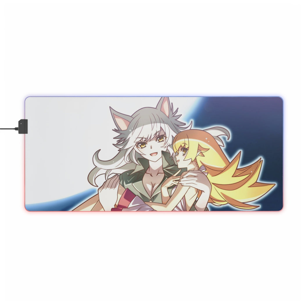 Monogatari (Series) RGB LED Mouse Pad (Desk Mat)