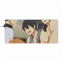 Load image into Gallery viewer, Free! Haruka Nanase RGB LED Mouse Pad (Desk Mat)
