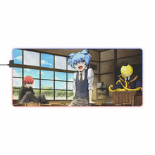 Charger l&#39;image dans la galerie, Tapis de souris LED RVB Assassination Classroom Koro-sensei, Karma Akabane, Nagisa Shiota (tapis de bureau)
