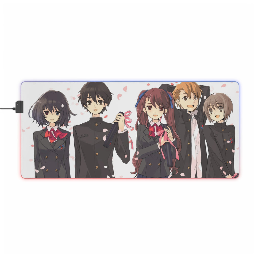 Mei,Kouichi,Izumi,Naoya and Yuuya RGB LED Mouse Pad (Desk Mat)