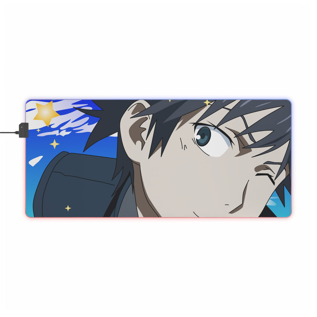 A Certain Magical Index Kamijou Touma RGB LED Mouse Pad (Desk Mat)