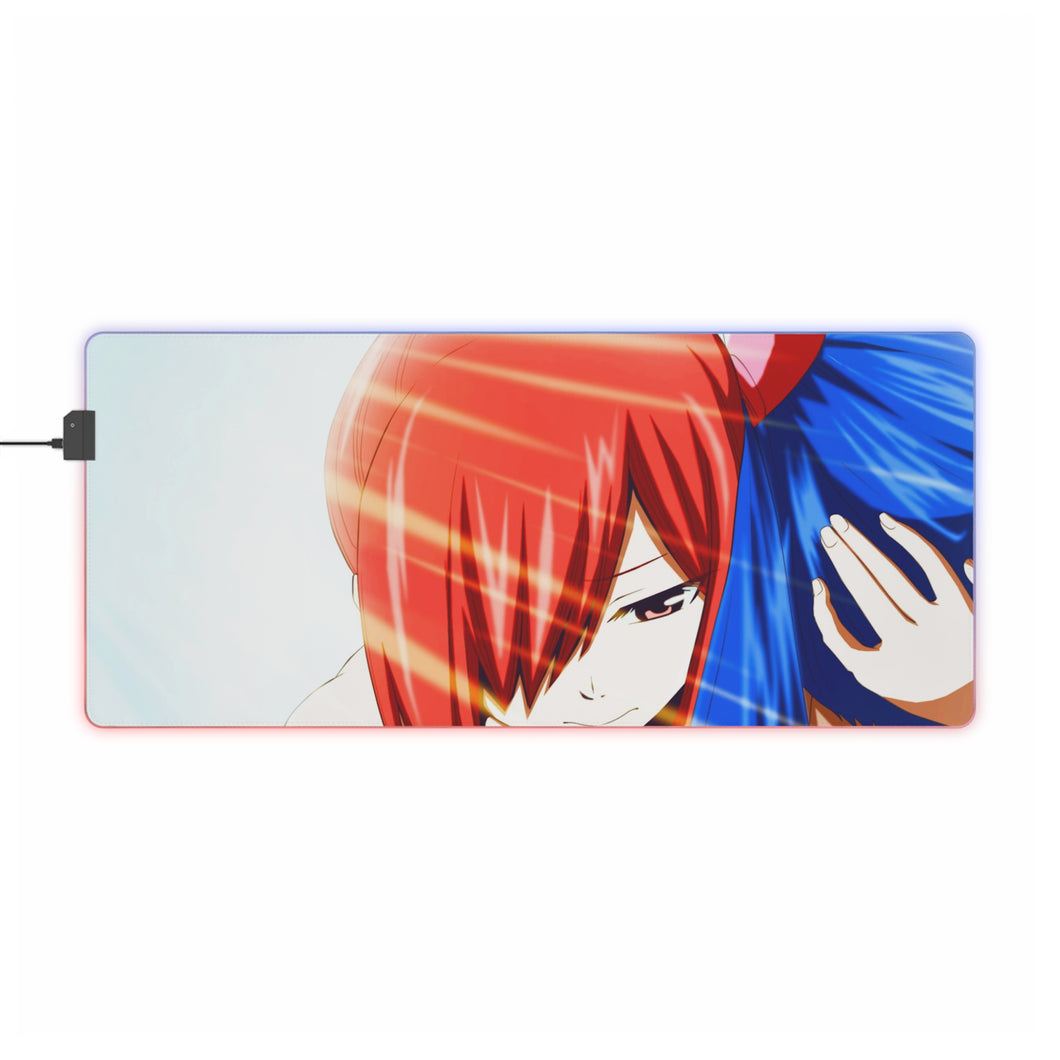 Tapis de souris LED RGB Anime Fairy Tail (tapis de bureau)