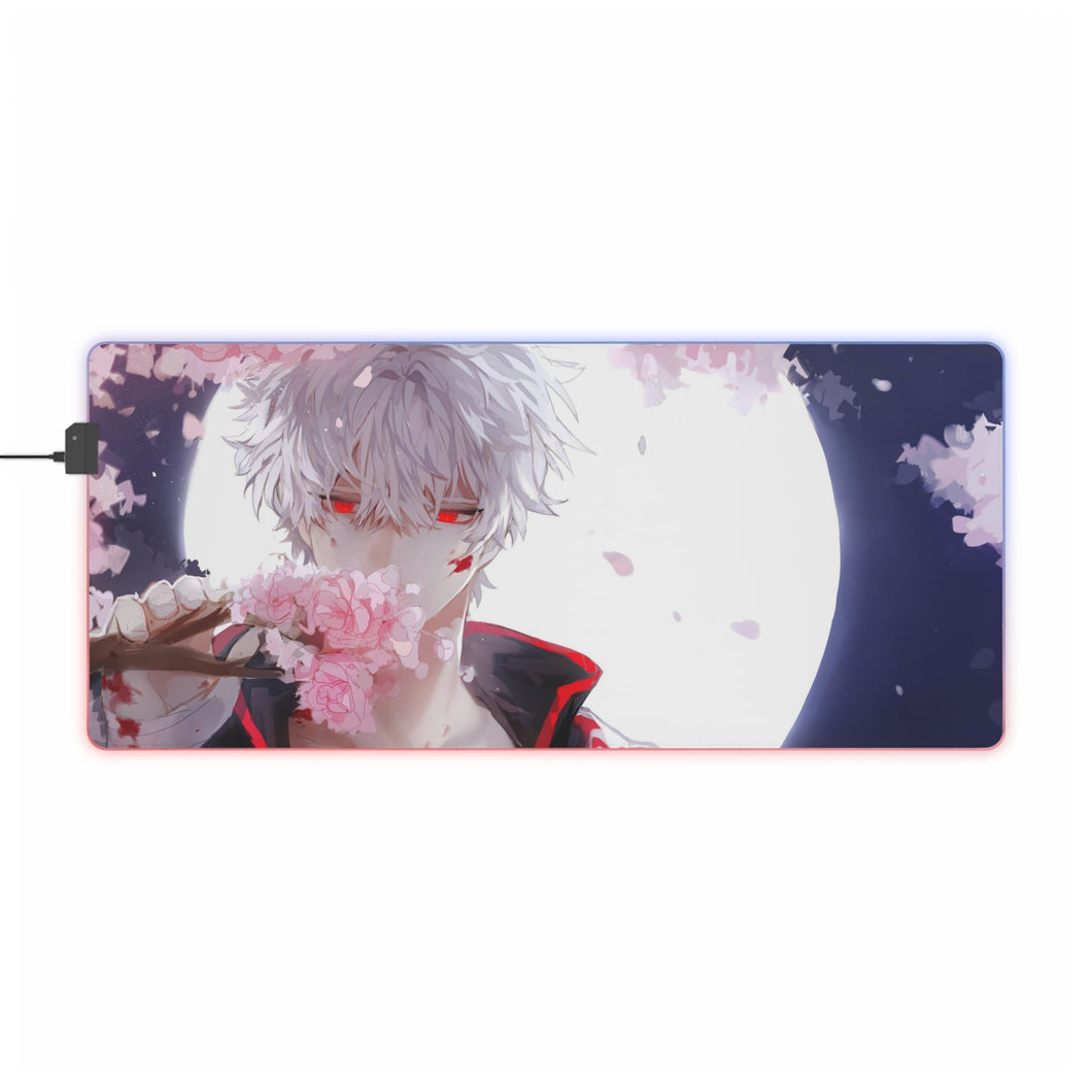 Gintama Gintoki Sakata RGB LED Mouse Pad (Desk Mat)