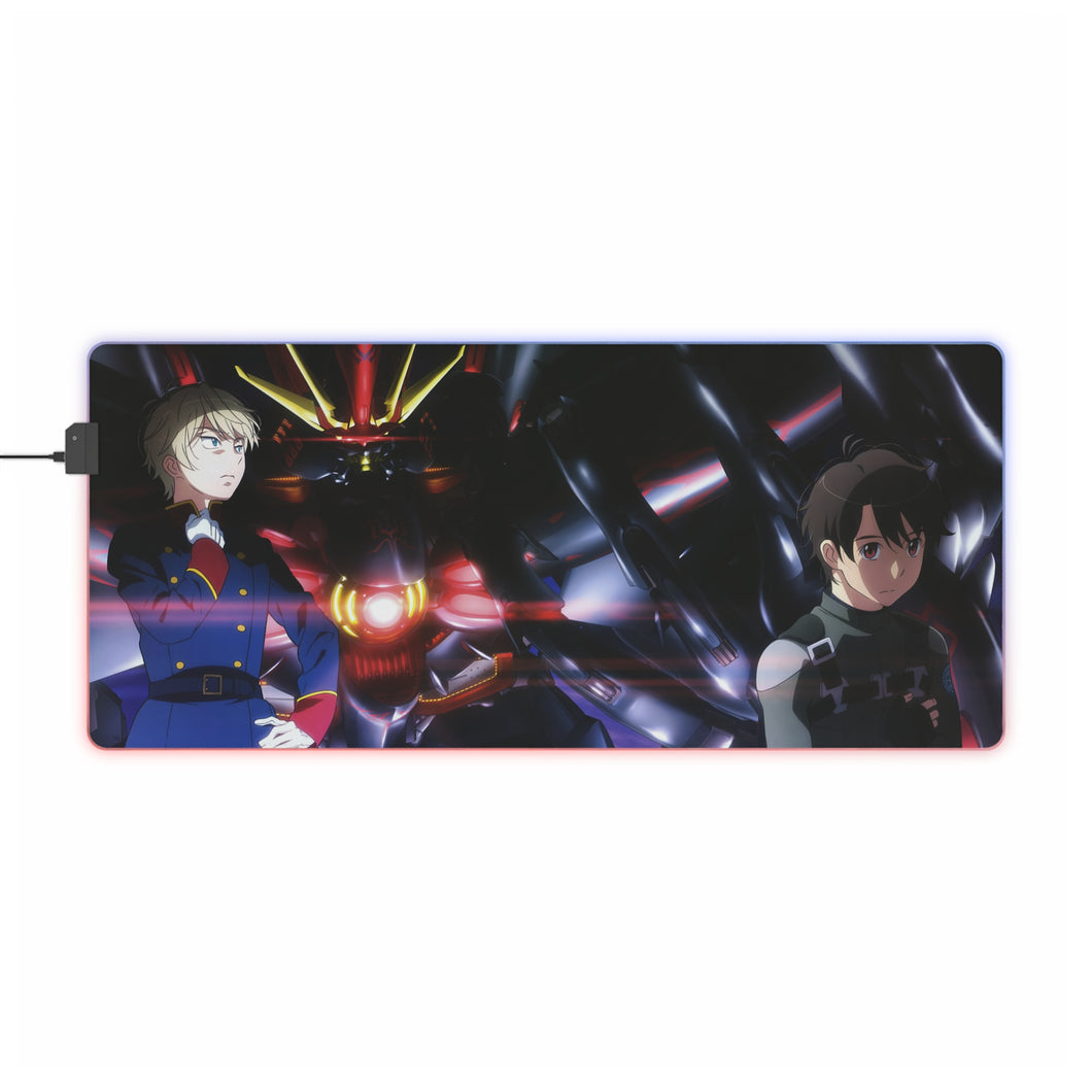 Tapis de souris LED RVB Aldnoah.Zero (tapis de bureau)