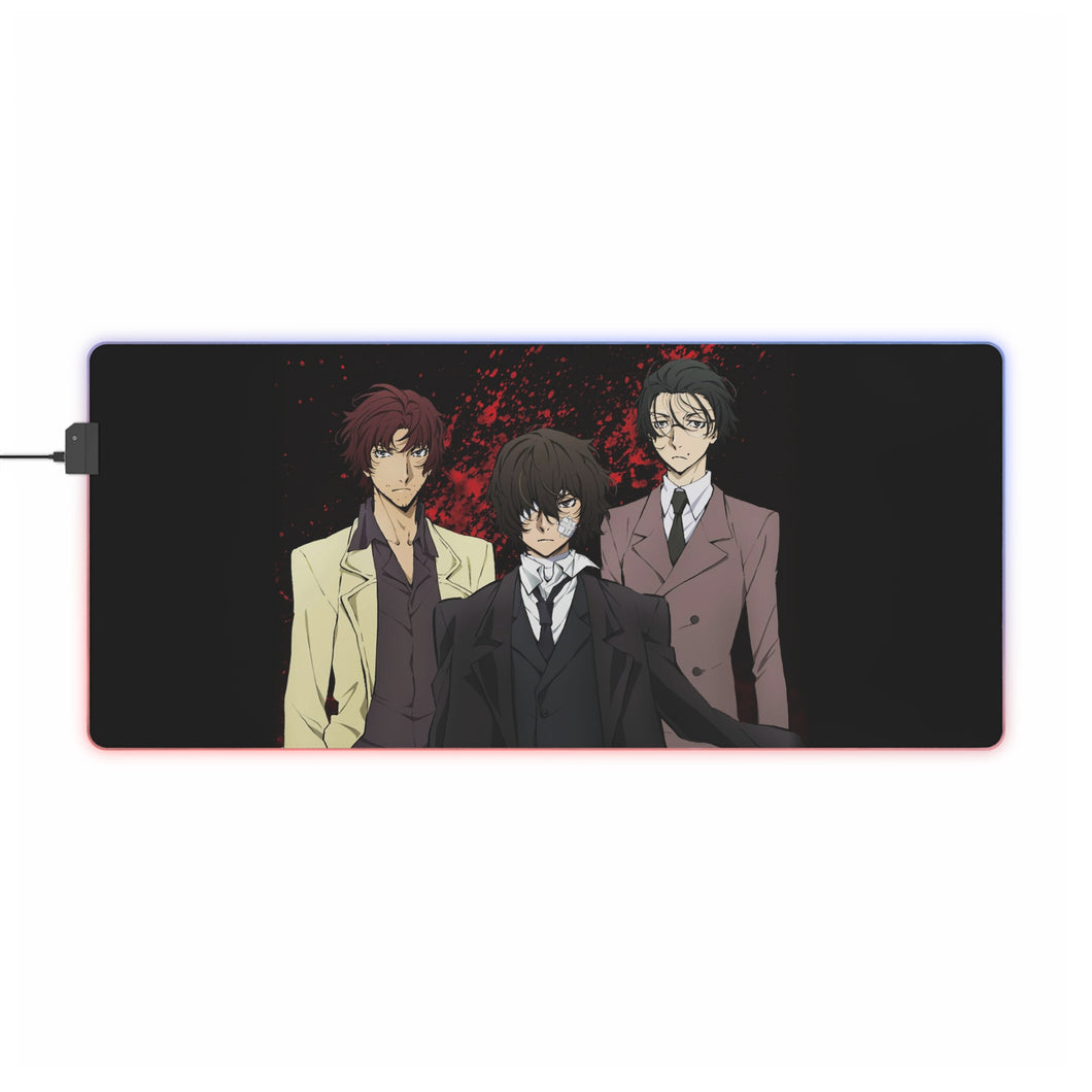 Bungou Stray Dogs Osamu Dazai RGB LED Mouse Pad (Desk Mat)