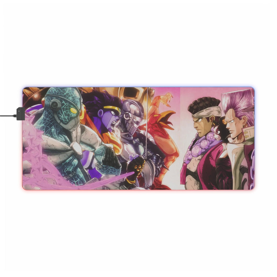 Anime Jojo's Bizarre Adventure RGB LED Mouse Pad (Desk Mat)