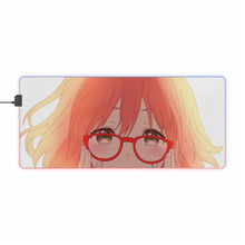 Load image into Gallery viewer, Mirai Kuriyama RGB LED Mouse Pad (Desk Mat)
